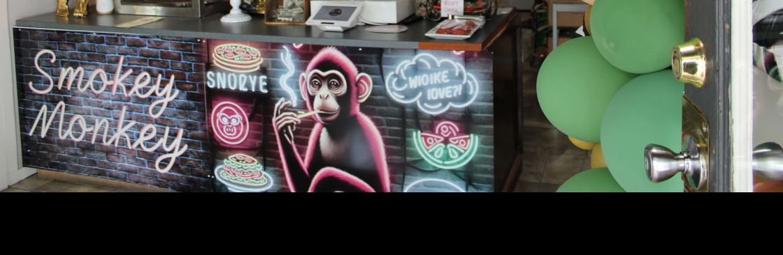 Smoking Monkey Pizza Cover Image